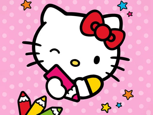 Color by Number with Hello Kitty Game