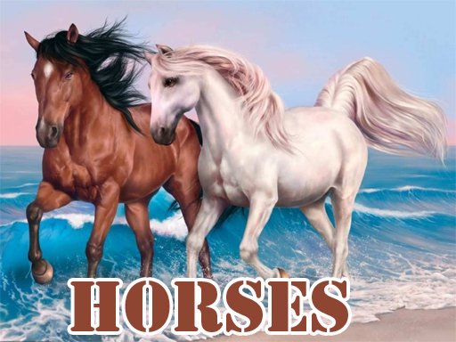 Horses Slide Puzzle Game