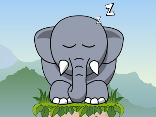 Snoring Elephant Puzzle Game