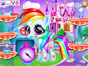 Rainbow Pony Caring Game Online