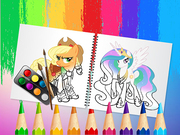 Sweet Pony Coloring Book Game Online